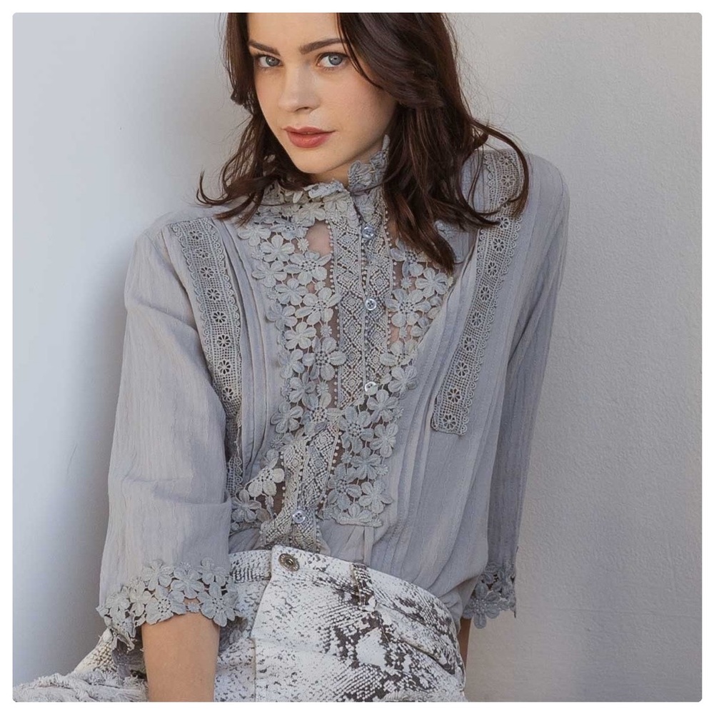 POL Authentic “Infamous” Lace Top - Picture 11 of 15